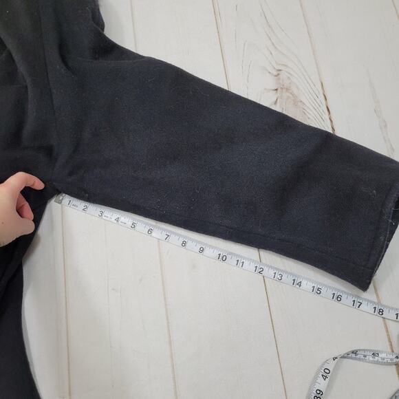 Vintage ILGWU real fox fur trim trench coat peacoat jacket wool - Picture 6 of 15